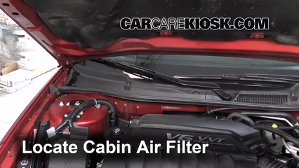 2013 Chevrolet Impala LT 3.6L V6 FlexFuel Filtre à air (intérieur) Contrôle